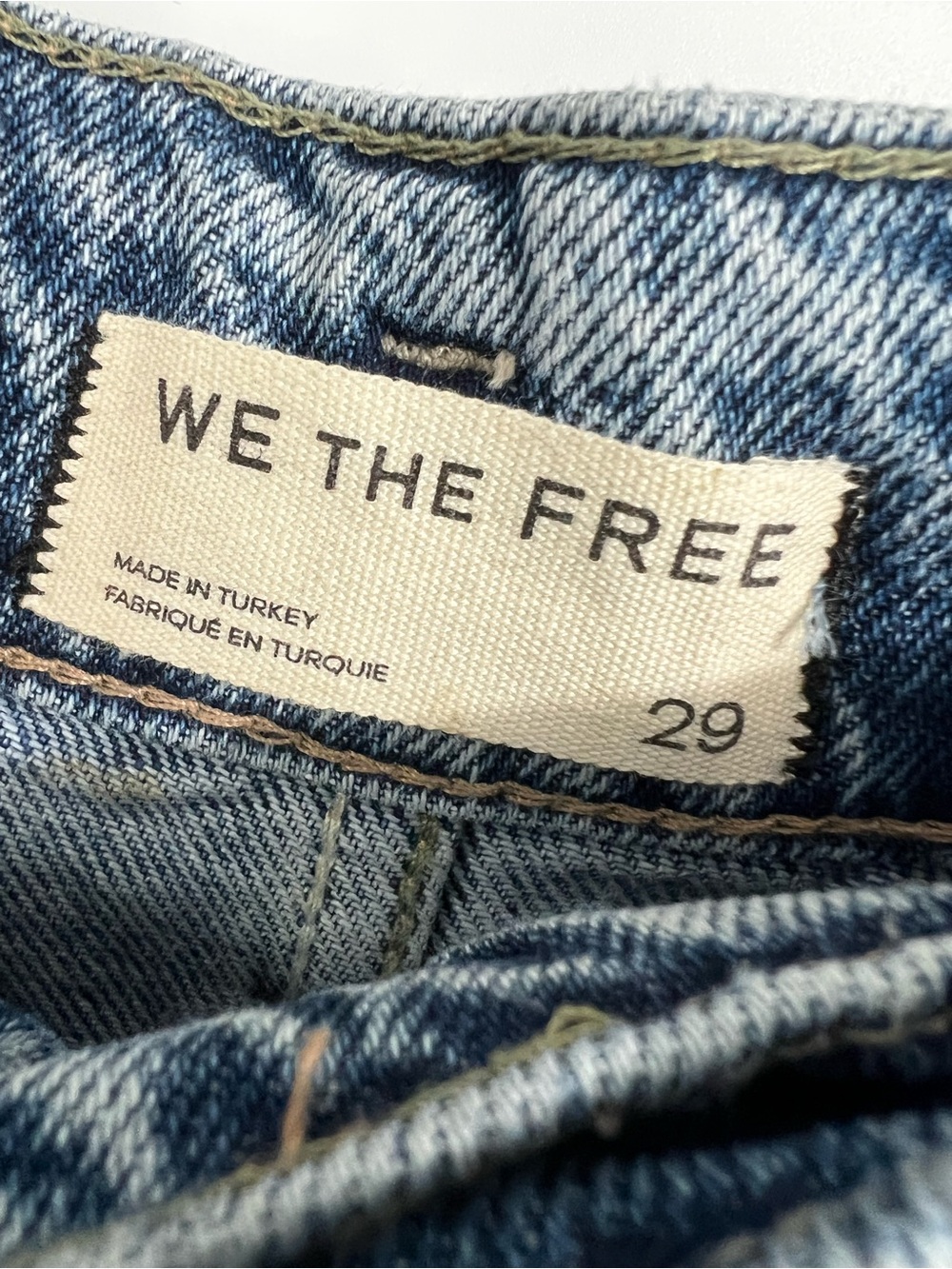 NWT - We The Free Head Over Heels Patchwork Jeans
Size 29 - Picture 7 of 10